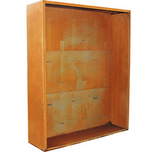 Offener Wandschrank mit drei Regalböden