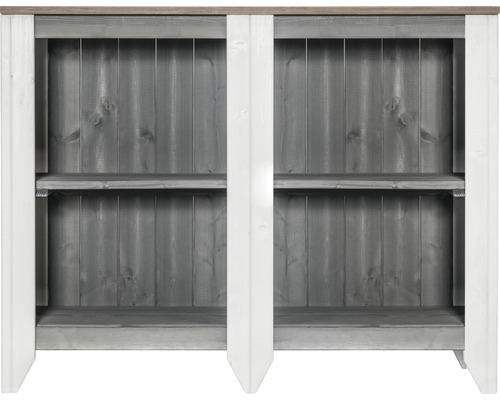 Armoire à outils/Cuisine d'extérieur Konsta type 561 Buffet 115x40x88 cm gris clair-crème-0