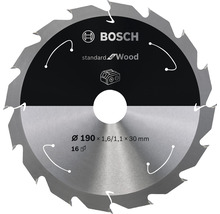 Bosch Kreissägeblatt Standard for Wood, Durchmesser 190 Millimeter
