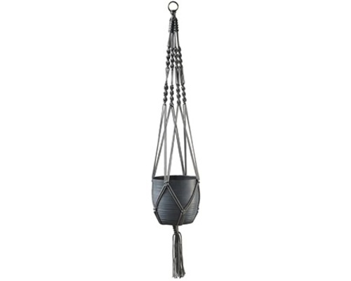 Suspension pour plantes avec support et pot