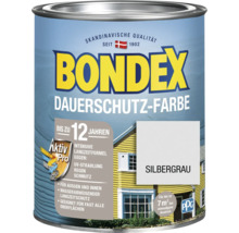 Peinture de protection longue durée Bondex en gris argenté pour l'extérieur et l'intérieur
