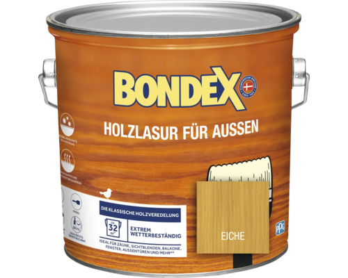 Lasure pour bois BONDEX chêne 2,5 l