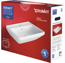 Lavabo Duravit D-Neo dans son emballage produit