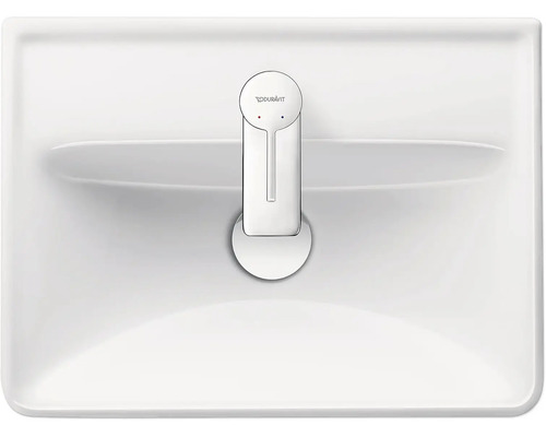 Image d''un lavabo blanc avec le logo Duravit