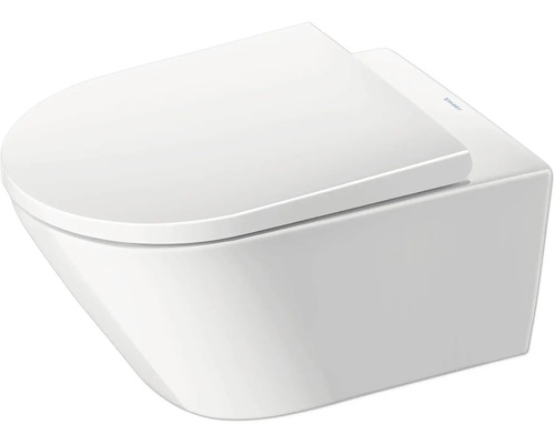 WC suspendu à fond creux avec couvercle