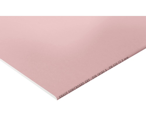 Plaque de plâtre Sonicboard Knauf plaque de protection phonique GKF 2000 x 600 x 12,5 mm-0