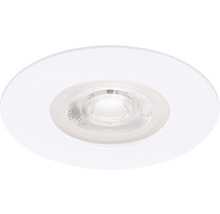 Set d'éclairages encastrés LED 3 pces à intensité lumineuse variable IP44 3x5 W 3x460 lm 3000 K blanc Ø 9/6,8 cm 230 V