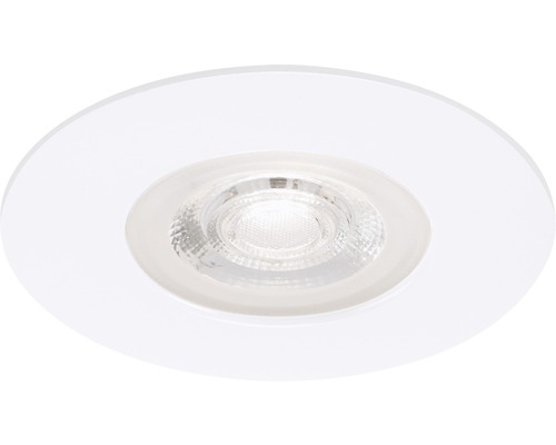 Set d'éclairages encastrés LED 3 pces à intensité lumineuse variable IP44 3x5 W 3x460 lm 3000 K blanc Ø 9/6,8 cm 230 V Spot encastrable rond