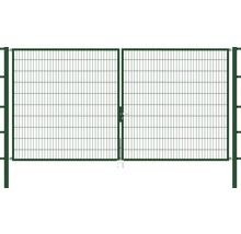 Doppeltor aus Metall für den Garten