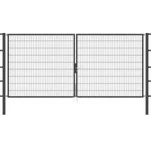 Doppelflügeltor aus Metall für Gartenzäune