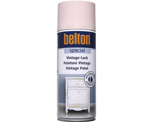 Peinture en bombe aérosol Belton Special Vintage rouge rosé brillante 400 ml