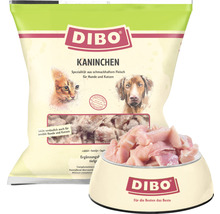 Aliments bruts pour animaux DIBO® viande de lapin 1 kg surgelés-thumb-1
