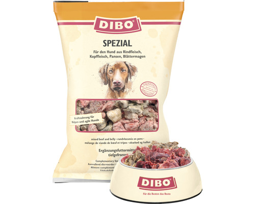 Aliments bruts pour animaux DIBO® spécial 2 kg surgelés-0
