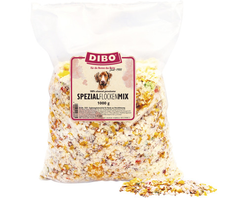 Aliments complémentaires pour animaux DIBO® mélange de flocons spécial 1 kg-0