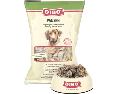 Aliments bruts pour animaux DIBO® panse 2 kg surgelés-0