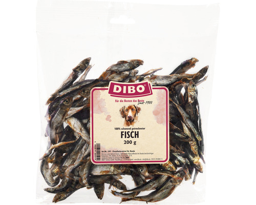 Dibo poisson séché pour chiens, 200 grammes