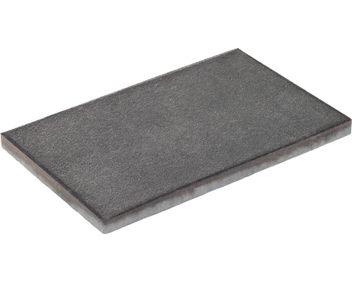 Dalle de terrasse en béton iStone Basic noir-basalte 60 cm x 40 cm x 4 cm Dalle de pavage rectangulaire en pierre