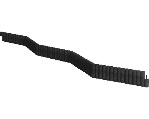 Ansicht einer flexiblen Rasenkante