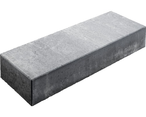 Bloc de marche en béton gris-anthracite 100x35x16 cm-0