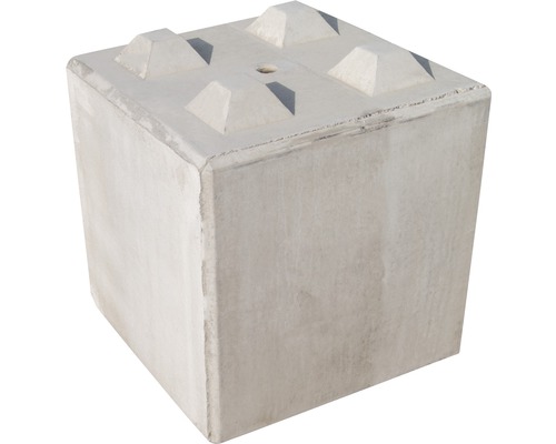 Betonblockstein Megablock Rd16 cm x 1/8 grau 60 cm x 60 cm x 60 cm Beton Schachtabdeckung