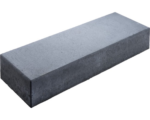 Bloc de marche en béton anthracite 100x35x16 cm