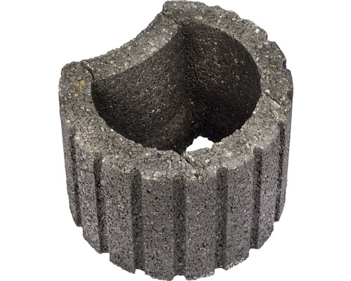 Anneau de plantation en béton gris