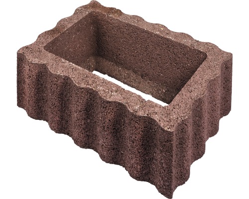 Pierre à plantes avec surface ondulée