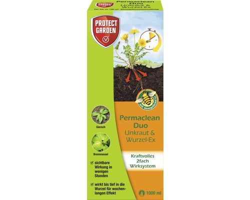 Unkrautvernichter Protect Garden Permaclean Duo Unkraut & WurzelEx Konzentrat 1 L