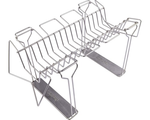 Support à côtes en métal pour barbecue