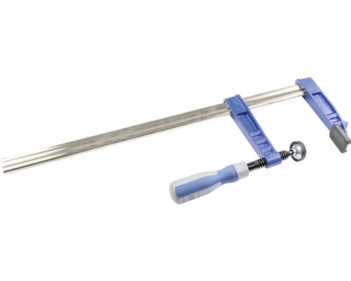 Verleimzwinge aus Metall mit Griff