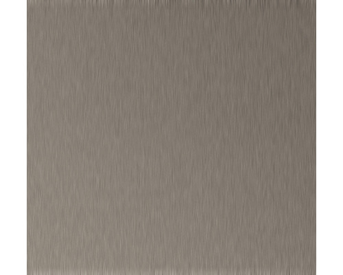 PICCANTE Rückwand Aluminium/ Edelstahl-Optik 1196x550x2mm Gebürstete Metallplatte