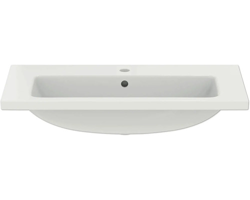 Lavabo en céramique de forme rectangulaire