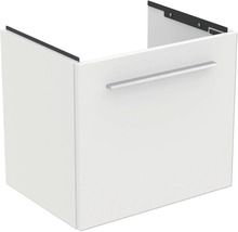 Meuble sous-vasque blanc avec poignée