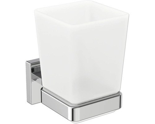 Gobelet pour brosse à dents Ideal Standard IOM Cube chrome brillant E2204AA