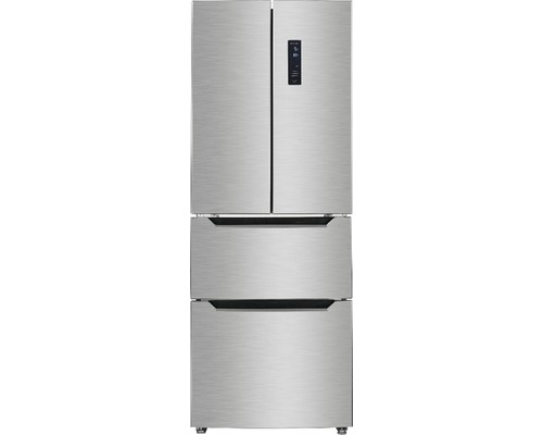 Réfrigérateur multi-portes Wolkenstein FD351.4A++NFIX lxhxp 63.5 x 185.5 x 68.50 cm compartiment de réfrigération 191 l compartiment de congélation 129 l