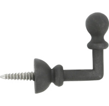 Patère en métal avec vis