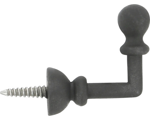 Patère en métal avec vis