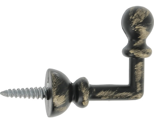 Patère avec vis pour montage mural