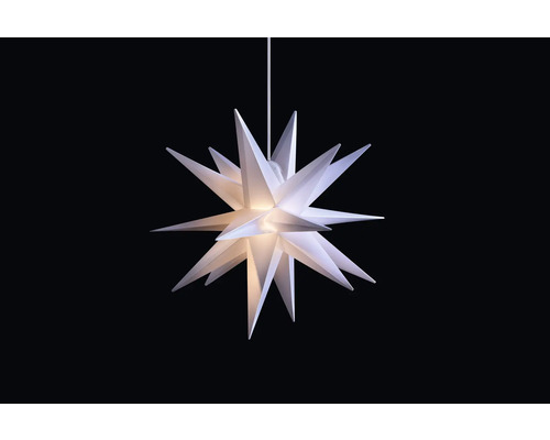 Étoile LED, 25 cm 18 branches couleur d'éclairage blanc chaud