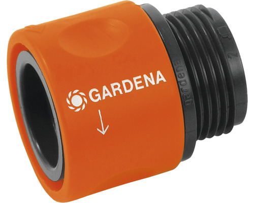 GARDENA SB-Übergangs-Schlauchstück für 3/4"- Wasserschlauch Gardena Kupplungsstück für Gartenschläuche