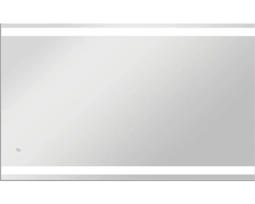 Rechteckiger Spiegel mit LED-Beleuchtung