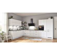 nobilia elements Winkelküche ohne Geräte Urban 540 cm alpinweiss matt vormontiert Variante rechts 4004539053861