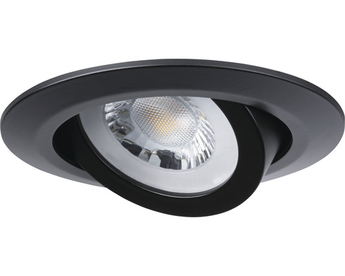 Spot encastrable avec source de lumière rotative