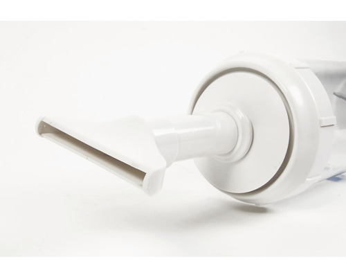 Detailansicht einer Kartuschenpistole mit Düse