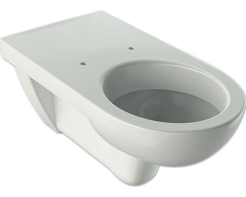 WC suspendu GEBERIT Renova Comfort cuvette à fond creux avec bride de rinçage blanc sans abattant WC 208520000