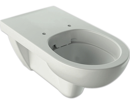 WC suspendu GEBERIT Renova Comfort cuvette à fond creux sans bride de rinçage blanc KeraTect® laque spéciale sans abattant WC 208570600