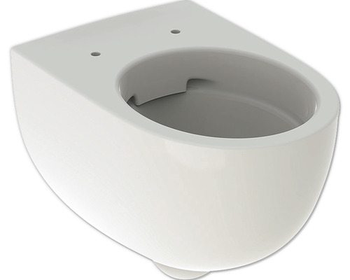 WC suspendu GEBERIT Renova Comfort cuvette à fond creux sans bride de rinçage surélevé blanc sans abattant WC 500694011