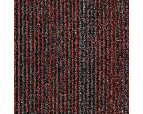 Dalle de moquette Astra Str 420 gris-rouge 50x50 cm