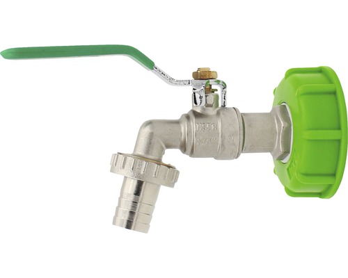 Robinet à boisseau sphérique GARANTIA pour cuve IBC métal Robinet à boisseau sphérique GARANTIA pour cuve IBC métal