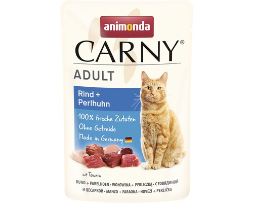 Pâtée pour chat animonda Carny Adult bœuf & pintade 85 g